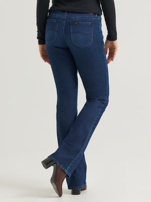 Women's Legendary Single Layer Warming Bootcut Jean in Harbor Rinse