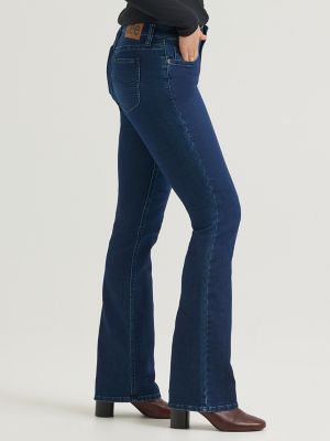 Women's Legendary Single Layer Warming Bootcut Jean in Harbor Rinse