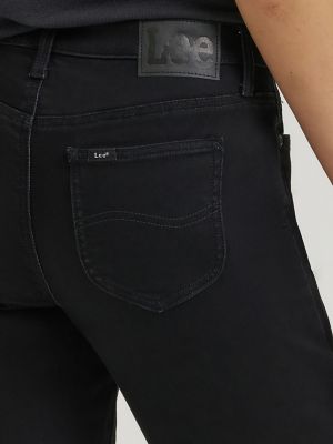 Women's Legendary Single Layer Warming Bootcut Jean in Fine Black