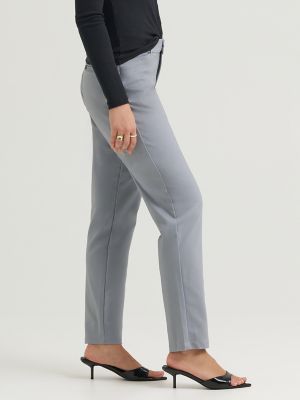 Women's Ultra Lux Comfort Flex Motion Straight Pant in Shark Skin
