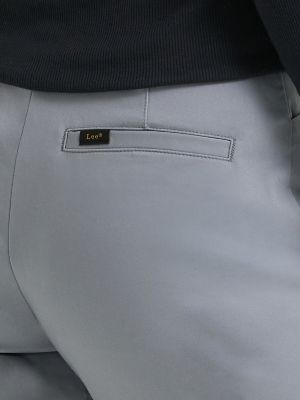 Women's Ultra Lux Comfort Flex Motion Straight Pant in Shark Skin