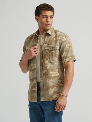 Men's Double Chest Patch Pocket Button Down Shirt from Lee - $34.90