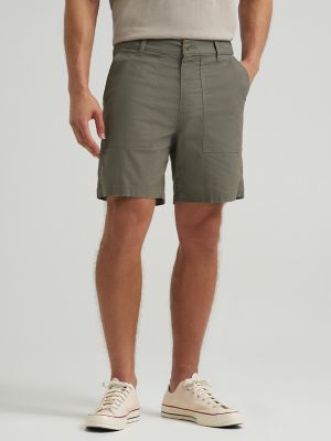 Men's Relaxed Utility Short in Lichen Olive alternative view