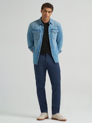 Men's Regular Straight Twill Pant