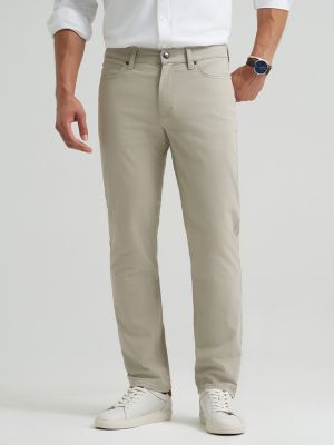 Men's Regular Straight Twill Pant in Salina Stone alternative view