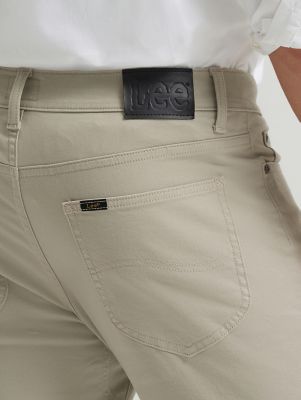 Men's Regular Straight Twill Pant in Salina Stone alternative view 4