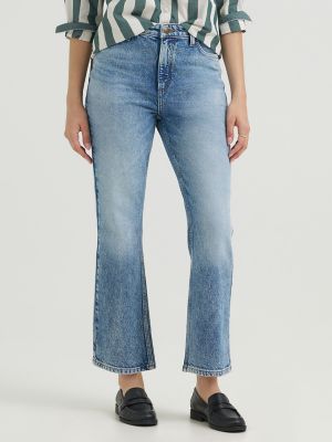 Women's Premium High Rise Kick Boot Jean in Partly In Blue
