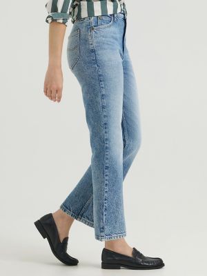 Women's Premium High Rise Kick Boot Jean in Partly In Blue