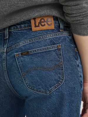 Women's Premium Bow Flare Jean in Flash Blue