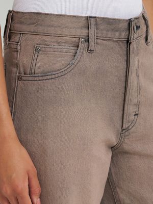 Women's Low Slung Slouch Jean in Puzzle Fade