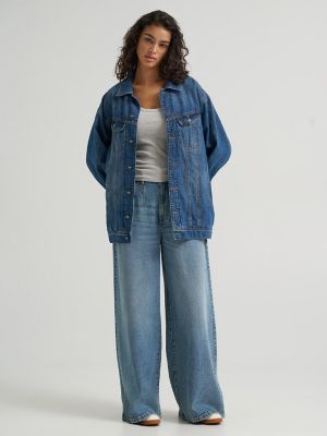 Women's Oversized Flannel Lined Rider&trade; Jacket