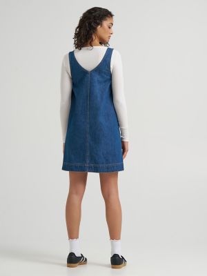 Women's Chore Overall Dress in Beyond Look