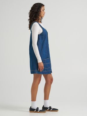 Women's Chore Overall Dress in Beyond Look
