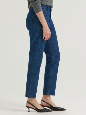 Women's Premium Embellished Slim Straight Rider&trade; Jean in Celestial Body