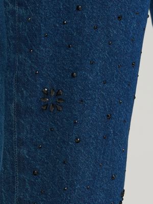 Women's Premium Embellished Slim Straight Rider&trade; Jean in Celestial Body