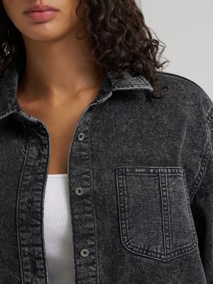 Women's Oversized Button Up Shirt in Well Loved