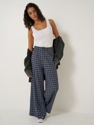 Women's High Rise Pleated Trouser Pant