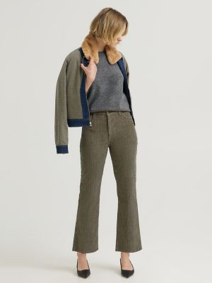 Women's Premium Corduroy High Rise Kick Boot Pant