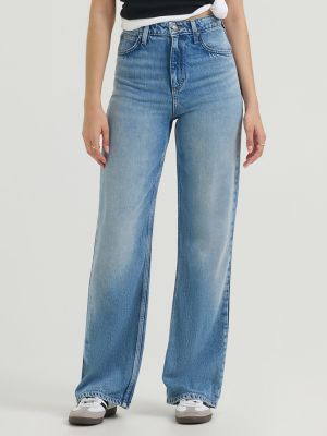 テレビ Lee Women's Premium LQD High Rise Retro A-Line Jean | NEW | Lee