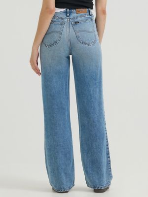 テレビ Lee Women's Premium LQD High Rise Retro A-Line Jean | NEW | Lee