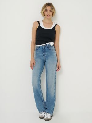 テレビ Lee Women's Premium LQD High Rise Retro A-Line Jean | NEW | Lee
