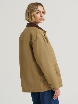 Women's Premium Flannel Lined Chore Coat
