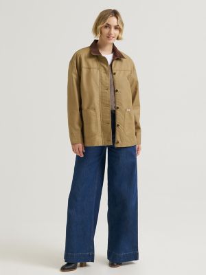 Women's Premium Flannel Lined Chore Coat
