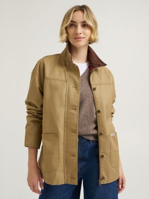 Women's Premium Flannel Lined Chore Coat