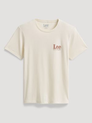 Men's H.D. Lee Company Logo Tee in Marshmallow