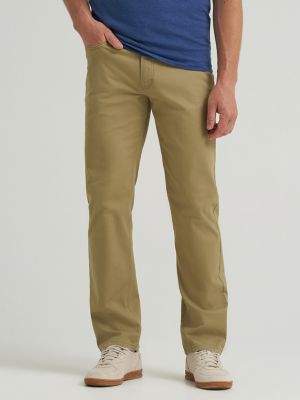 Men's Lee Regular Straight Jean with Comfort Stretch in KC Khaki