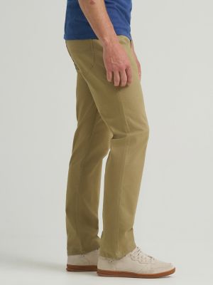 Men's Lee Regular Straight Jean with Comfort Stretch in KC Khaki