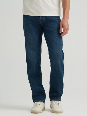 Men's Lee Relaxed Straight Jean with Comfort Stretch in Otto