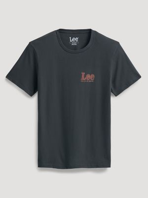 Men's H.D. Lee Company Logo Tee in Washed Black alternative view