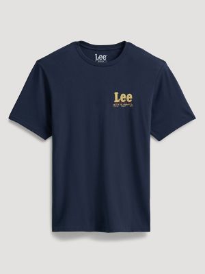 Men's Lee For Every Job Graphic Tee in Dark Sapphire