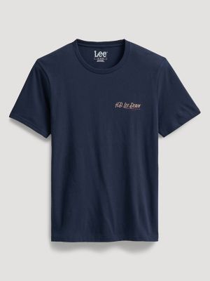 Men's Quality Craftsmanship Graphic Tee in Dark Sapphire