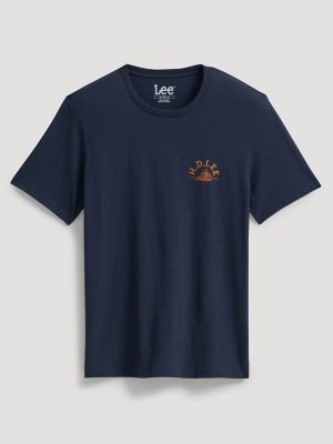 Men's 1889 For The Many Graphic Tee in Dark Sapphire