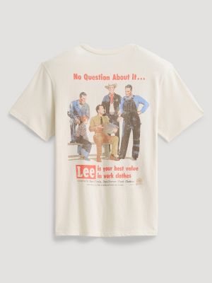 Men's No Questions Vintage Graphic Tee from Lee - $19.99