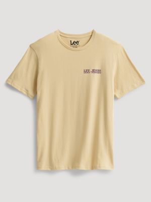 Men's American Original Burst Graphic Tee in Pale Khaki main view