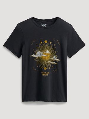 Women's Celestial Moon Phases Graphic Tee from Lee - $19.99