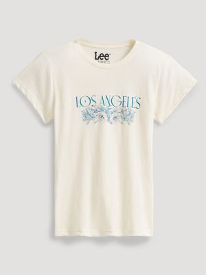 Women's Los Angeles Graphic Tee in Marshmallow main view