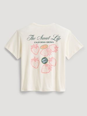 Women's Sweet Life Graphic Tee in Marshmallow main view