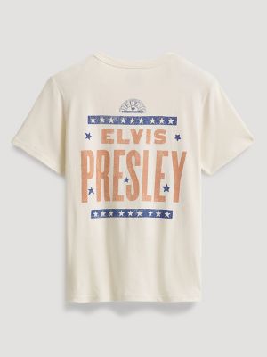 Men's Elvis Presley Graphic Tee in Marshmallow alternative view