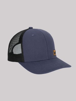 Mens Logo Patch Trucker Hat:Navy:One Size alternative view 2