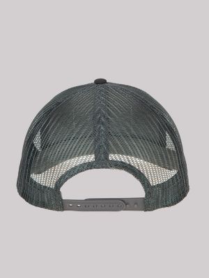 Men's Rubber Logo Patch Trucker Hat