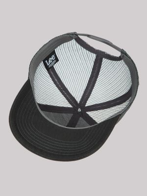 Men's Rubber Logo Patch Trucker Hat