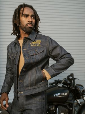 Men's Lee&reg; x Indian Motorcycle 101 Rider&trade; Jacket in Raw Selvedge