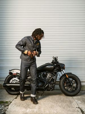 Men's Lee&reg; x Indian Motorcycle 101Z Rider&trade; Jean in Raw Selvedge
