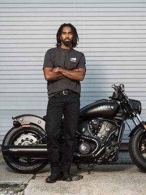 Men's Lee&reg; x Indian Motorcycle 101Z Rider&trade; Jean in Black