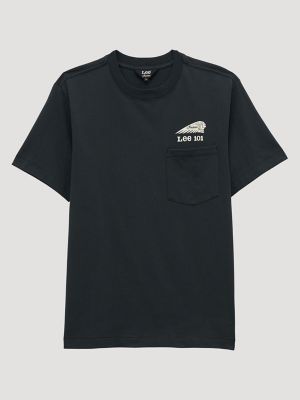 Men's Lee&reg; x Indian Motorcycle 101 Tee in Washed Black