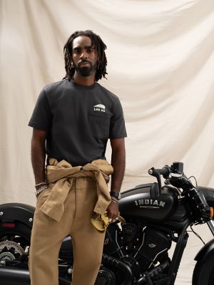Men's Lee&reg; x Indian Motorcycle 101 Tee in Washed Black